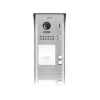 VIDOS DUO S1102A 2-familie videodeurstation, roestvrij staal, Full HD, 2-draads, zwart