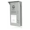 VIDOS DUO S1102A 2-familie videodeurstation, roestvrij staal, Full HD, 2-draads, zwart