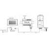 VIDOS DUO S1102A 2-familie videodeurstation, roestvrij staal, Full HD, 2-draads, zwart