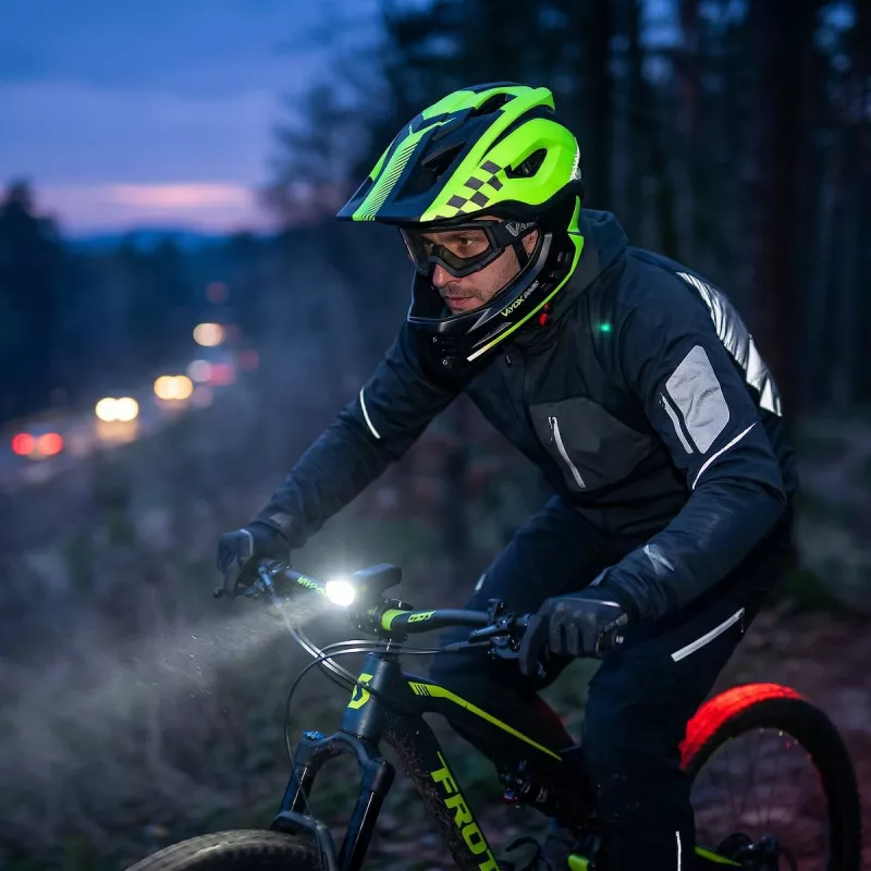 Vayox VA0421GM endurohelm groen maat M