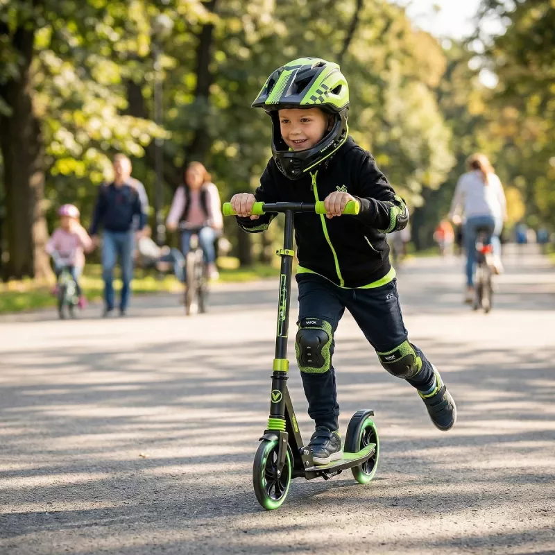 Vayox VA0421GS endurohelm groen maat S