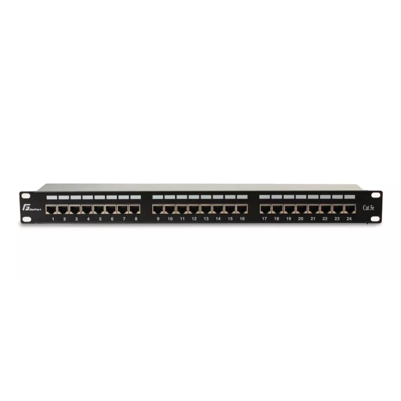 GETFORT PGF-5EFTP24-B6 patchpanel FTP Cat.5e 24 poorts 1U zwart