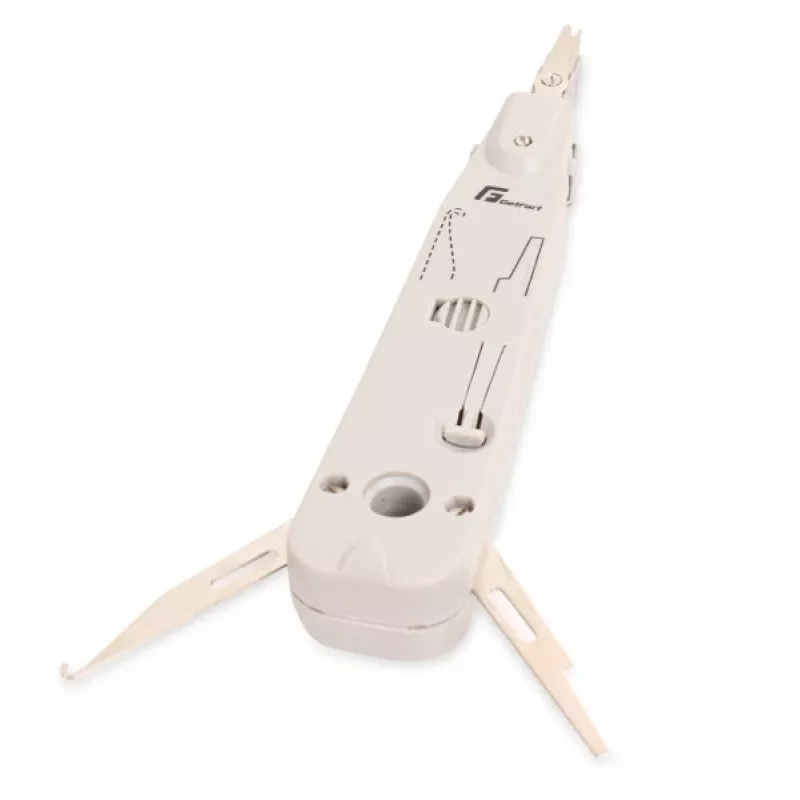 GETFORT NGF-01 LSA punch-down tool met instelbare slag en omkeerbaar mes