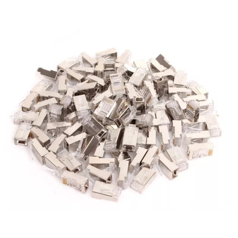 GETFORT RJ45 CAT.5e 8P8C afgeschermde connector (100 stuks)