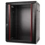 GETFORT CALI 19 inch 15U wandbehuizing 600x450 mm zwart