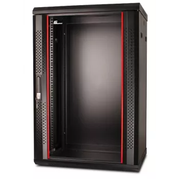 GETFORT 19 inch CALI wandbehuizing 18U 600x600mm zwart