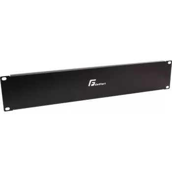 Getfort 2U blindplaat voor 19 inch rackkasten - zwart