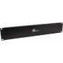 Getfort 2U blindplaat voor 19 inch rackkasten - zwart