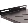 Getfort 45cm 19 inch 1U vast legbord voor rackkast - zwart