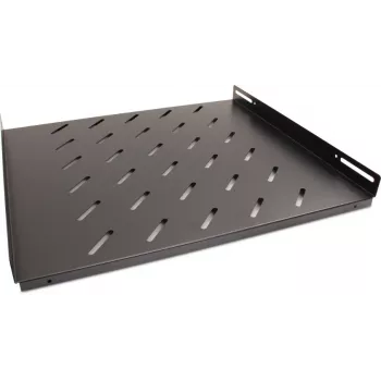 Getfort 60cm vast racklegbord 1U 19 inch zwart 20kg