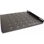 Getfort 60cm vast racklegbord 1U 19 inch zwart 20kg