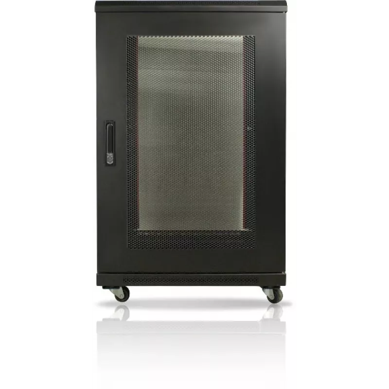 GETFORT 19 inch 15U 600x600 staande rackkast zwart