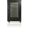 GETFORT 19 inch 15U staande kast 600x800 mm zwart