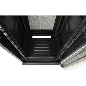 GETFORT 19 inch 22U 600x600 staande kast zwart