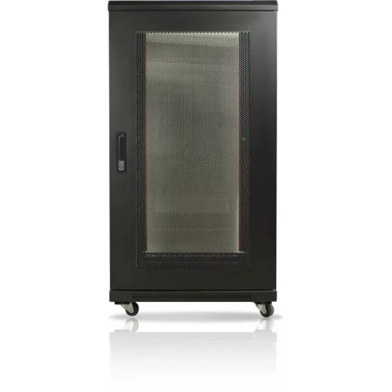 GETFORT 19 inch 22U 600x600 staande kast zwart