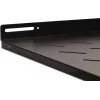 Getfort 100cm vast racklegbord 1U 19 inch zwart 80kg
