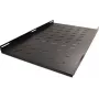 Getfort 100cm vast racklegbord 1U 19 inch zwart 80kg
