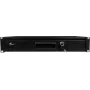 GETFORT GF-2U-drawer 2U racklade - 19 inch staal, zwart, afsluitbaar, 25 kg draagvermogen