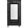 GETFORT 19 inch 22U staande kast 600x800mm geperforeerde deur zwart