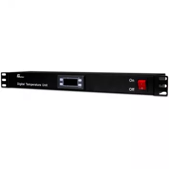 Getfort GF-TR 1U rack thermostaat, digitaal, 19 inch, zwart