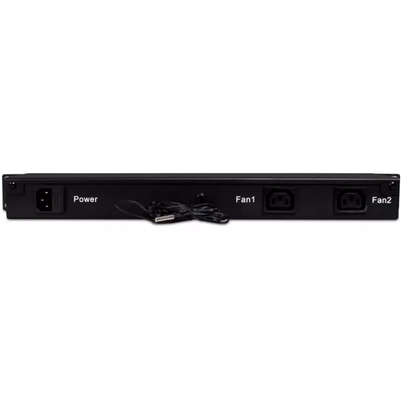 Getfort GF-TR 1U rack thermostaat, digitaal, 19 inch, zwart