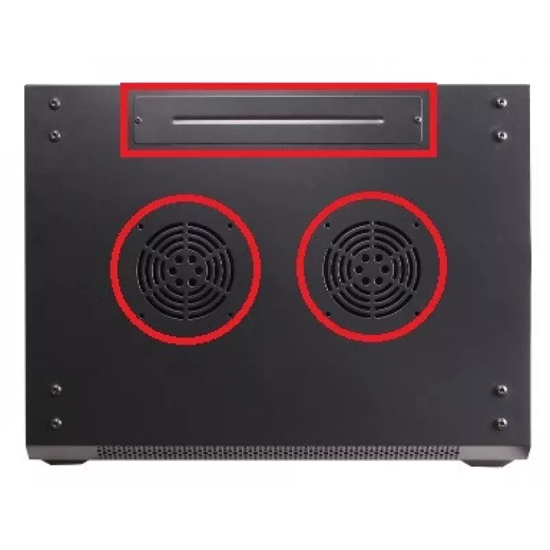 GETFORT ECO v2 19 inch 4U 600x450 wandmontage rackbehuizing zwart