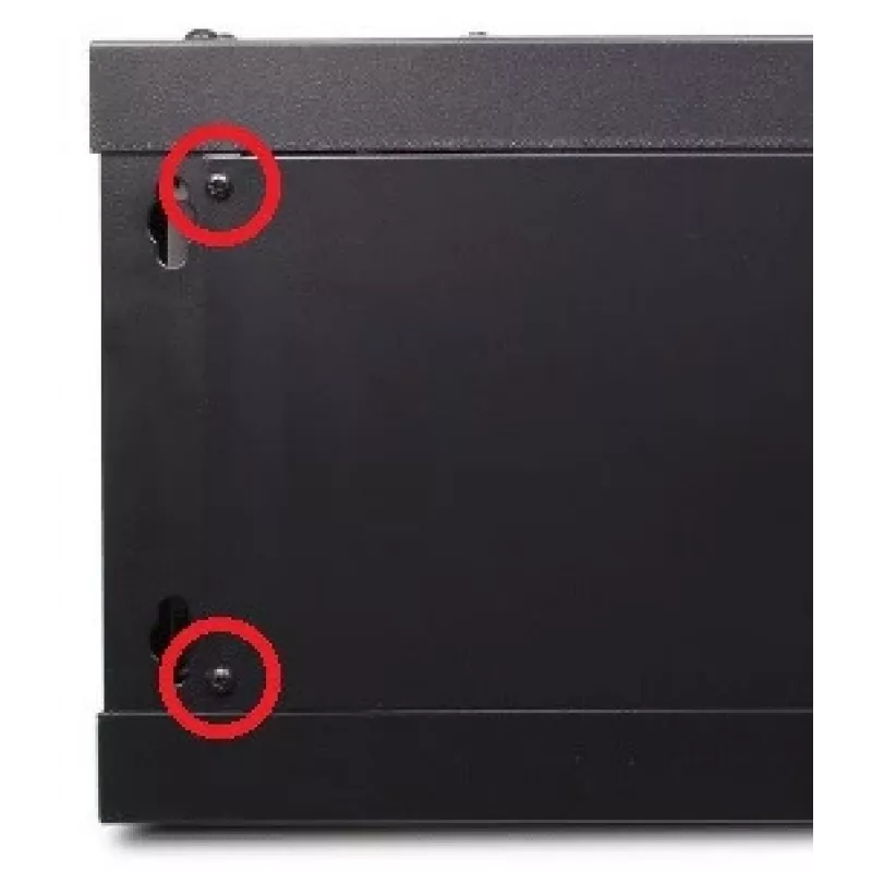 GETFORT ECO v2 19 inch 6U 600x450 wandmontage rackbehuizing zwart