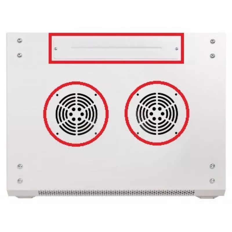 GETFORT ECO v2 19 inch 6U 600x450 wandbehuizing rack grijs