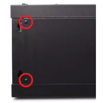 GETFORT ECO v2 19 inch 9U 600x450 wandbehuizing rackkast zwart