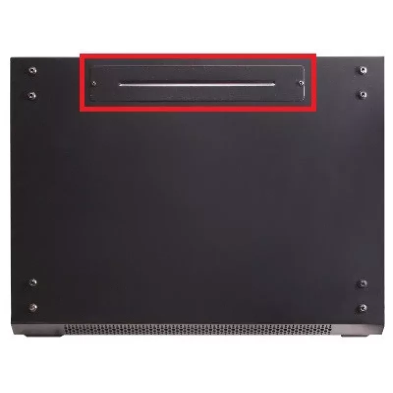 GETFORT ECO v2 19 inch 9U 600x450 wandbehuizing rackkast zwart
