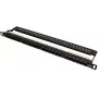 GETFORT PGF-5EUTP24-B7 patchpanel UTP Cat.5e 24 poorts 0.5U 19 inch zwart