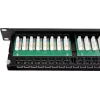 GETFORT PGF-5EUTP48-B9 patchpanel UTP Cat.5e 48 poorts 2U 19 inch rackmontage zwart