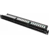 GETFORT PGF-5EUTP48-B9 patchpanel UTP Cat.5e 48 poorts 2U 19 inch rackmontage zwart