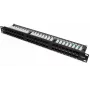 GETFORT PGF-5EUTP48-B9 patchpanel UTP Cat.5e 48 poorts 2U 19 inch rackmontage zwart