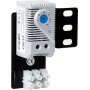 GETFORT GF-T rackventilator thermostaat, 230V AC, 0-60°C, DIN-rail, RAL 7035