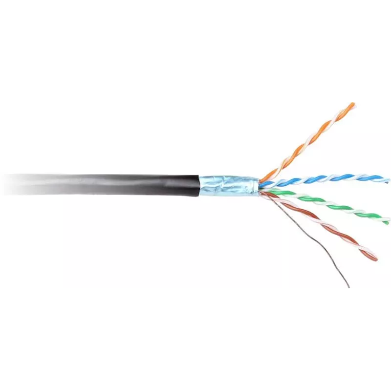 GETFORT Cat.5e F/UTP outdoor patchkabel 305m zwart