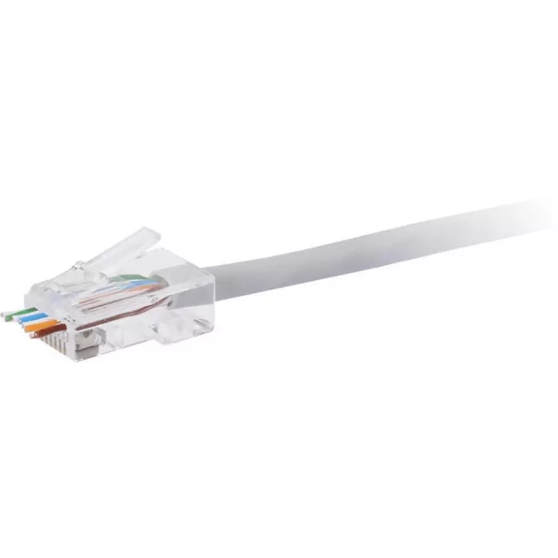 GETFORT RJ45 Cat.6 UTP pass-through modulaire stekker 8P8C (100 stuks) - transparant