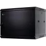 GETFORT CALI 9U 600x600 wandmontage-serverkast met massieve stalen deur - zwart