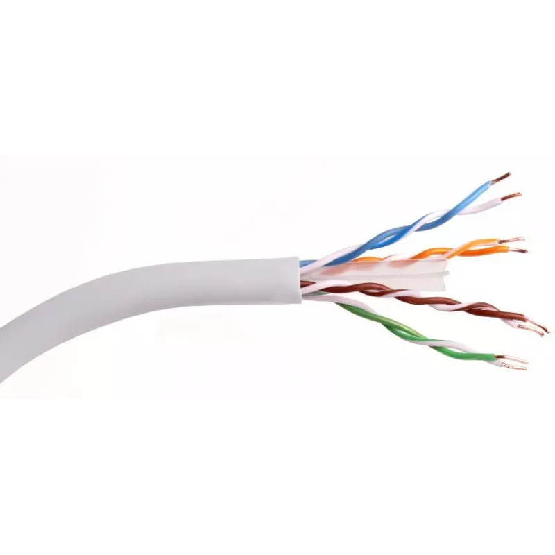 GETFORT Cat.6 U/UTP PVC netwerkkabel 305m (1000ft) - grijs