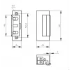 ELEKTRA-PLUS R4 elektrische deuropener met blokkering 24V 7520
