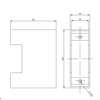 ELEKTRA-PLUS KASETA ELEKTRA R1 buitenrolluikkast, aluminium, 165x165 mm, opbouw/inbouwmontage, RAL-kleuren