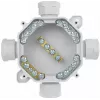 PAWBOL A.0035 Opbouw hermetische aftakdoos PG16, IP67 (5x4mm²), Grijs