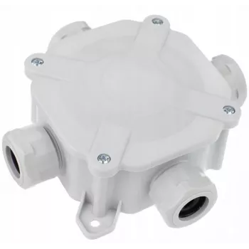 PAWBOL A.0035 Opbouw hermetische aftakdoos PG16, IP67 (5x4mm²), Grijs