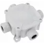 PAWBOL A.0035 Opbouw hermetische aftakdoos PG16, IP67 (5x4mm²), Grijs
