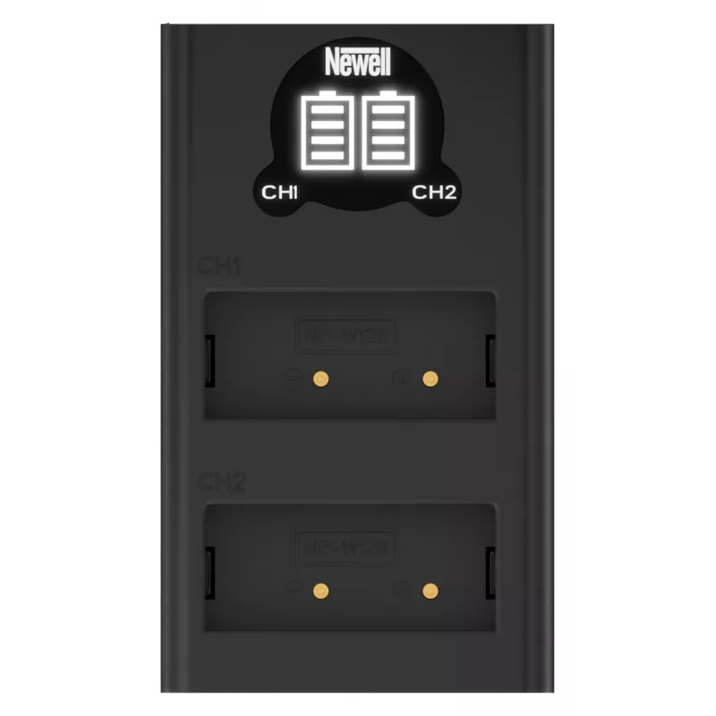Newell Dual-Channel DL-USB-C oplader voor Fujifilm NP-W126 accu's
