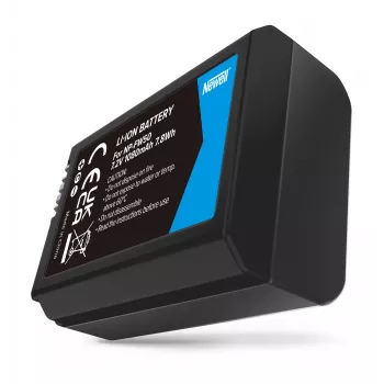 Newell vervangende accu voor Sony NP-FW50, 1100mAh, 7,4V Li-Ion, Zwart