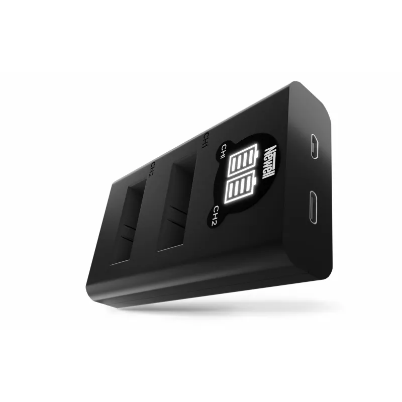 Newell DL-USB-C Dual-Channel oplader en 2 SPJB1B accu's voor GoPro 8
