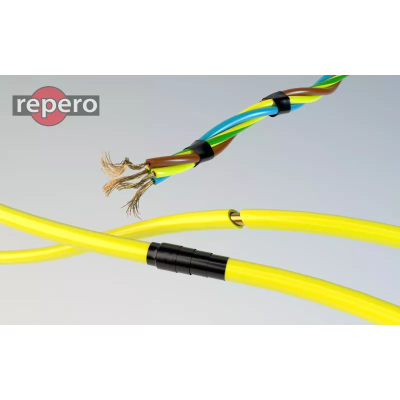 Repero 747 Siliconen zelfvulkaniserende tape 25mm x 3m Zwart TTE747S1-0025-03