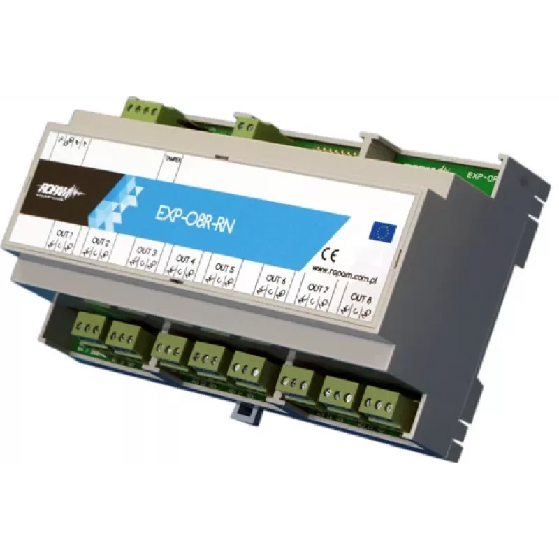 ROPAM EXP-O8R-RN-D9M uitbreidingsmodule met 8 relaisuitgangen