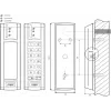 ROGER PR312EM-BK toegangscontroller met EM 125 kHz naderingslezer